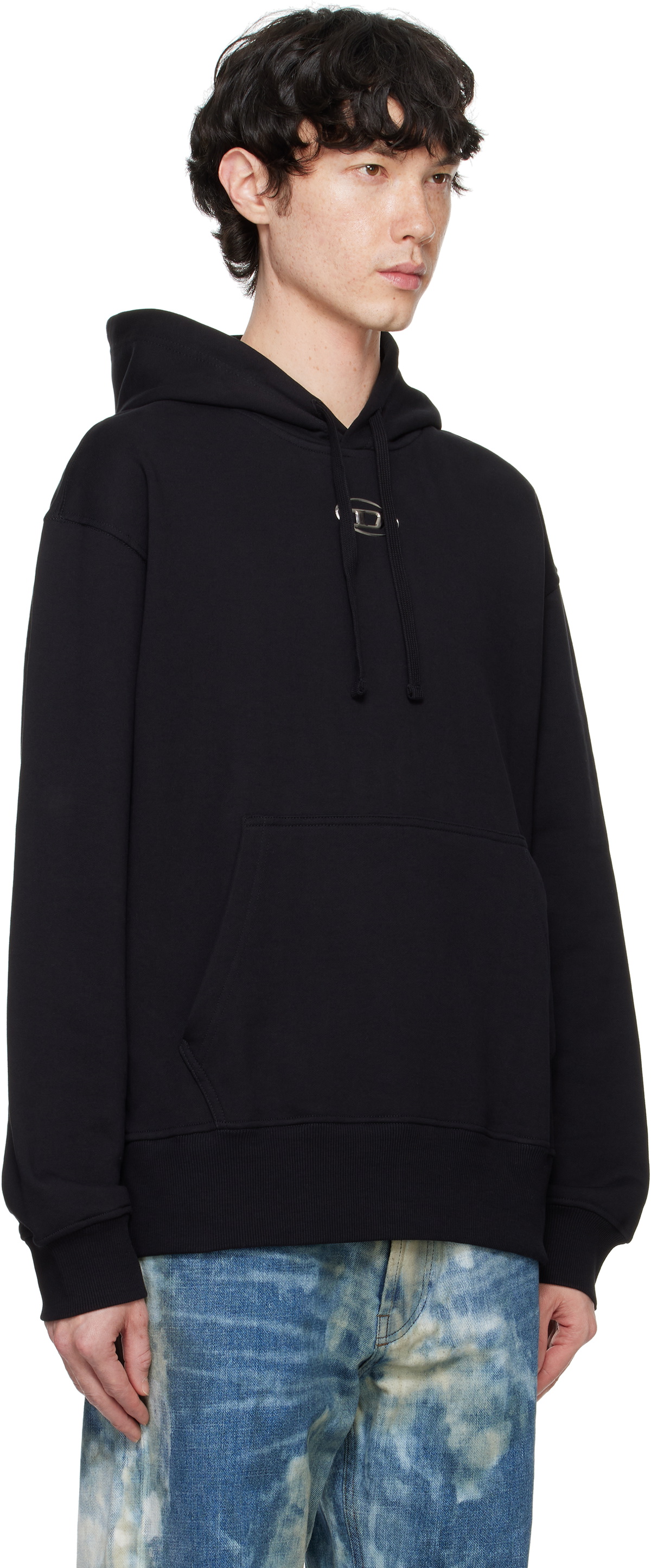 Diesel Black S-Macs-Hood-Od Hoodie Diesel