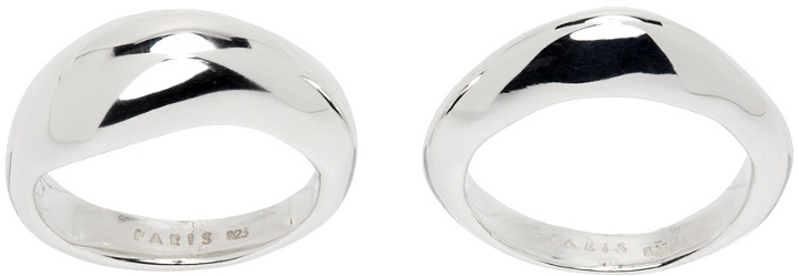 Photo: FARIS Silver Duet Ring Set