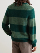 YMC - Striped Wool Sweater - Green