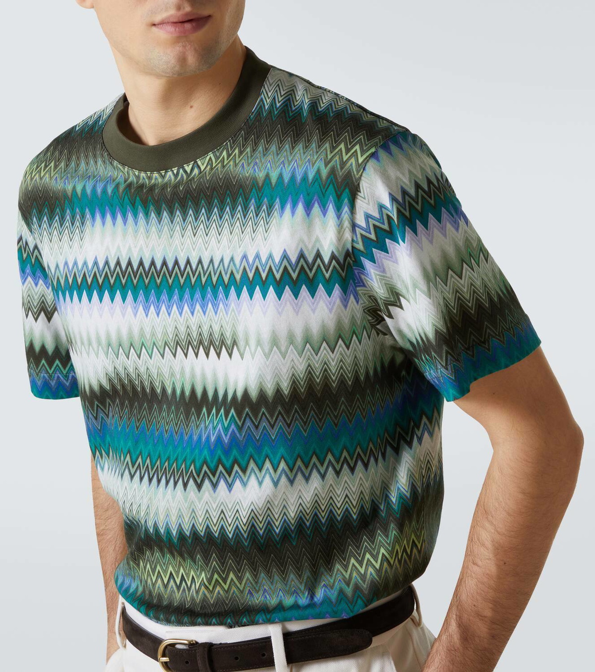 Missoni Zigzag lamé T-shirt