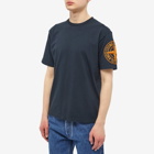 Stone Island Men's Stitches Logo One Sleeve T-Shirt in Navy