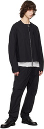 thom/krom Black Bomber Jacket
