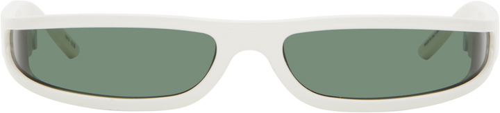 Photo: Rick Owens White Hollywood Fog Sunglasses