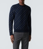Gucci GG wool and cashmere-blend jacquard sweater
