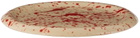 BOMBAC Off-White & Red Splatter Plate