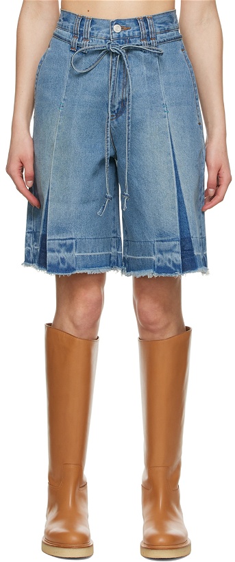 Photo: Andersson Bell Blue Denim Shorts