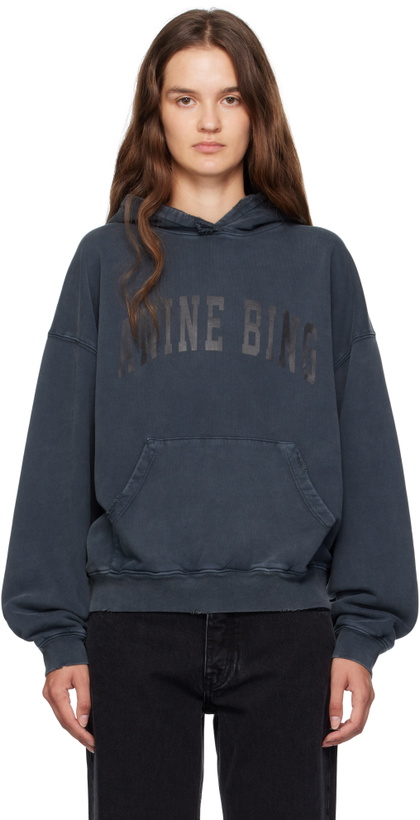 Photo: ANINE BING Gray Harvey Hoodie