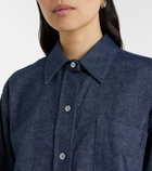 Vince Cotton and linen chambray shirt