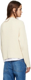 AMI Alexandre Mattiussi Off-White Patch Sweater