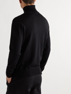 Canali - Slim-Fit Merino Wool Rollneck Sweater - Black