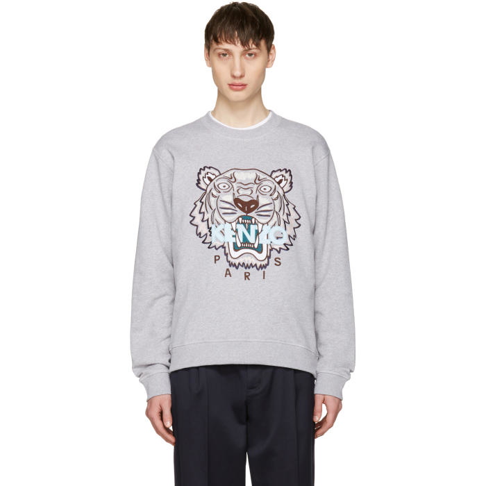 Photo: Kenzo Grey Limited Edition Tiger Sweatshirt