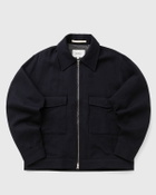Norse Projects Aksel Cavalry Cotton Wool Windstopper Jacket Blue Mens Windbreaker