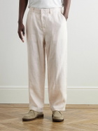 Rag & Bone - Straight-Leg Linen Trousers - Neutrals