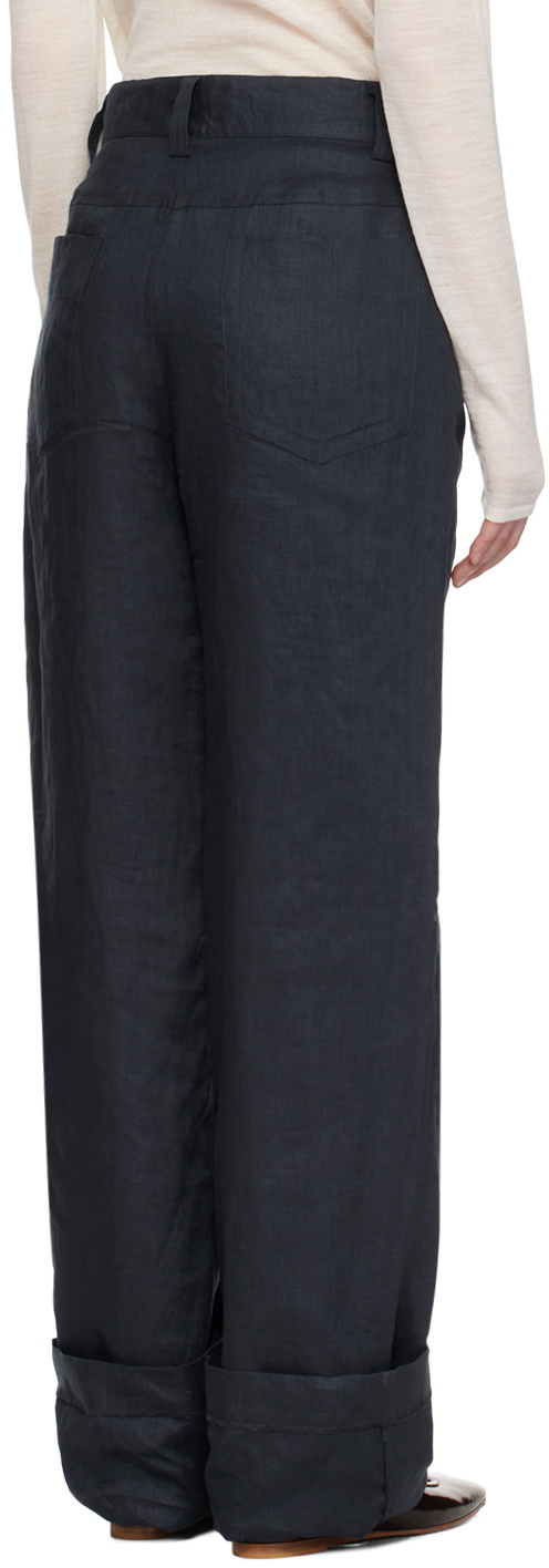 Caro Editions Navy Annika Trousers