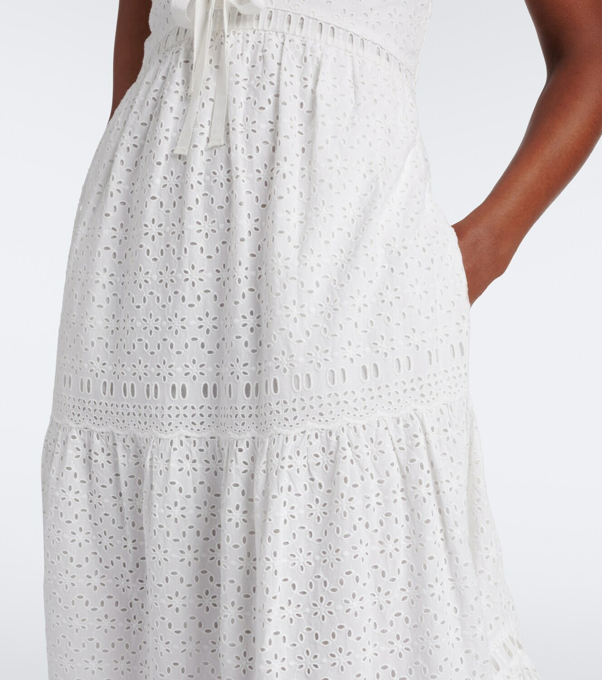 Ulla Johnson Constance broderie anglaise midi dress