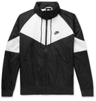 Nike - Sportswear Windrunner Colour-Block Nylon Hooded Jacket - Black