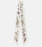 Loro Piana Floral silk scarf