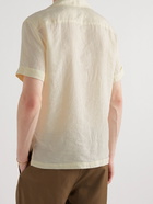 Frescobol Carioca - Thomas Camp-Collar Linen Shirt - Neutrals