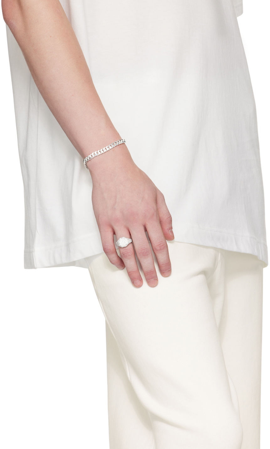 Numbering Silver 3418 Pave Ring Numbering