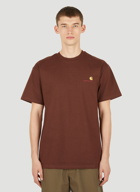 American Script T-Shirt in Brown