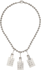 MM6 Maison Margiela Silver Ball Chain Necklace