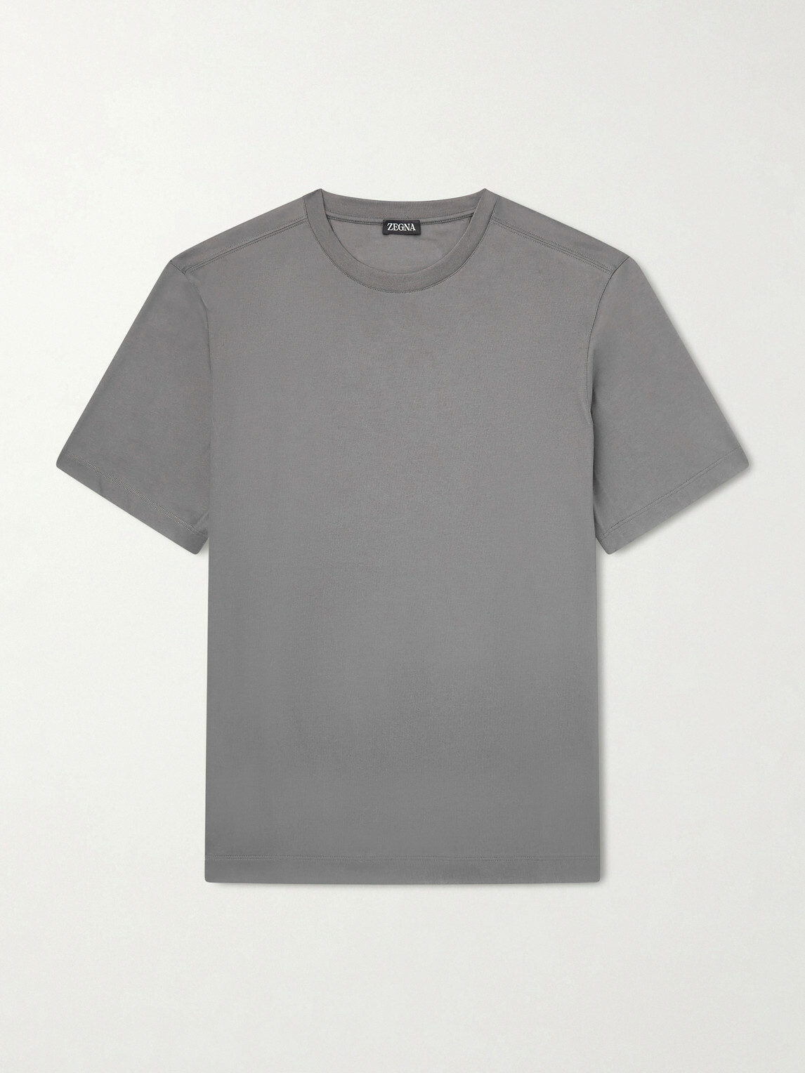 Zegna - Cotton-Jersey T-Shirt - Brown