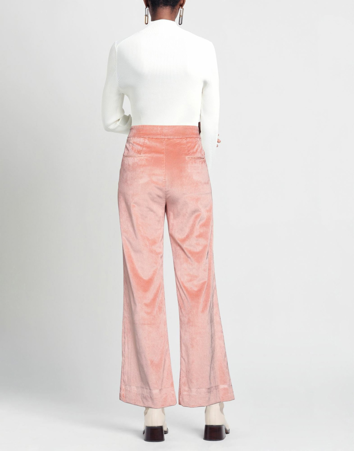 Alessia Santi Womens Pants Antique rose