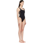 Burberry Black Check Trim Swimsuit