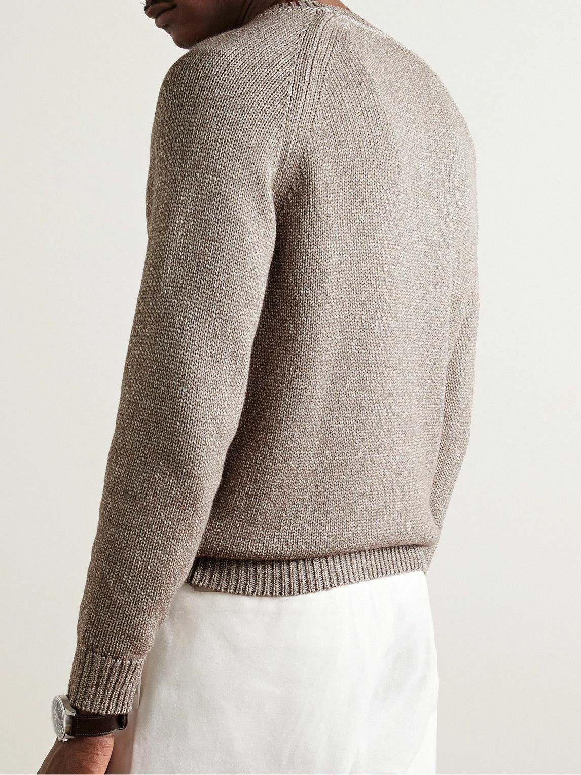 Peter Millar - Tilden Cotton-Blend Sweater - Brown