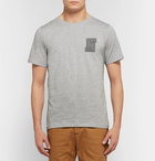 Saturdays NYC - Printed Mélange Cotton-Jersey T-Shirt - Men - Gray