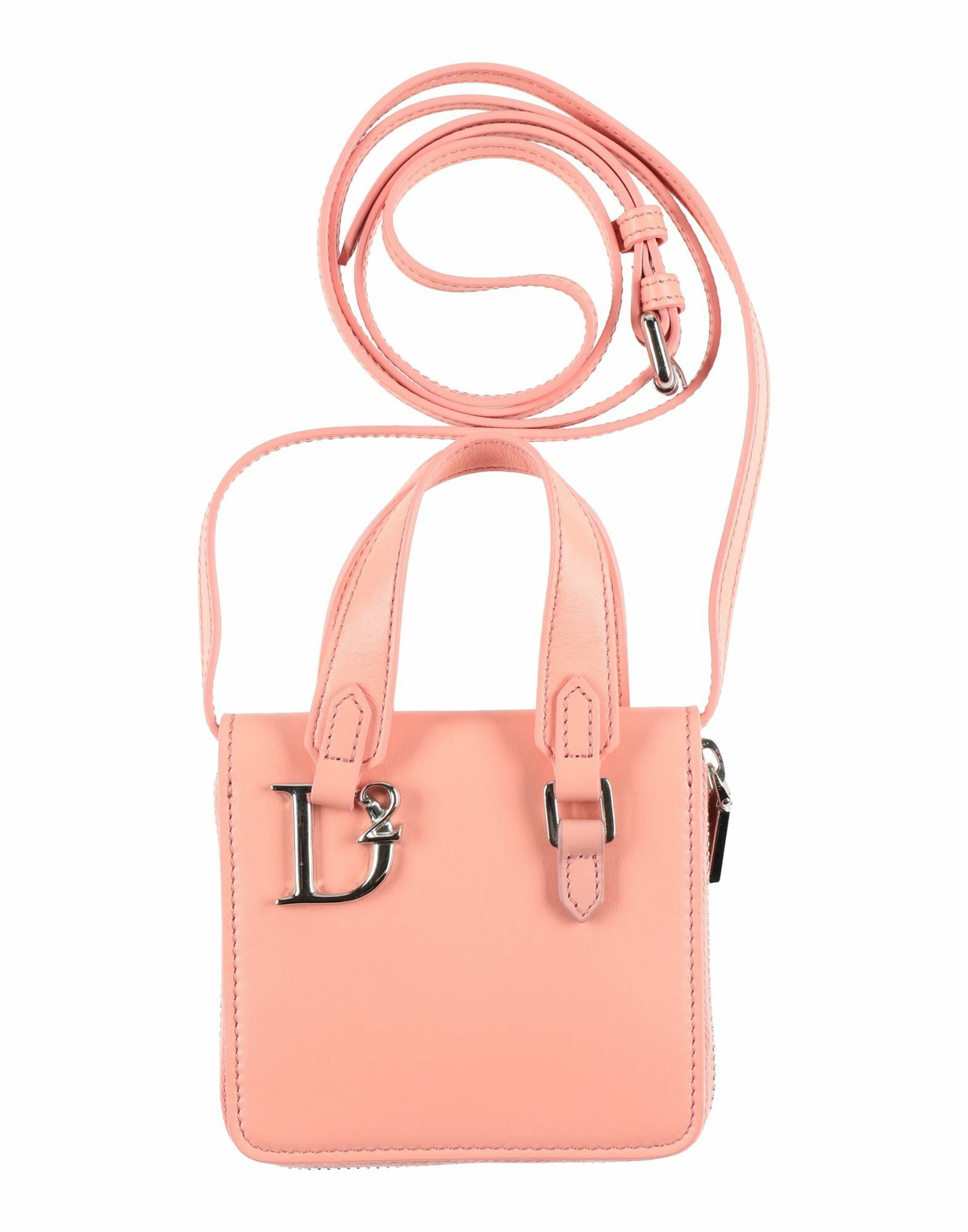Dsquared2 Womens Crossbody wallet in Salmon pink