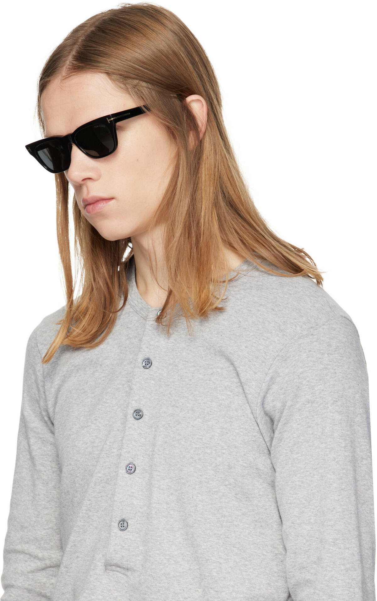 TOM FORD Black Penn-02 Sunglasses