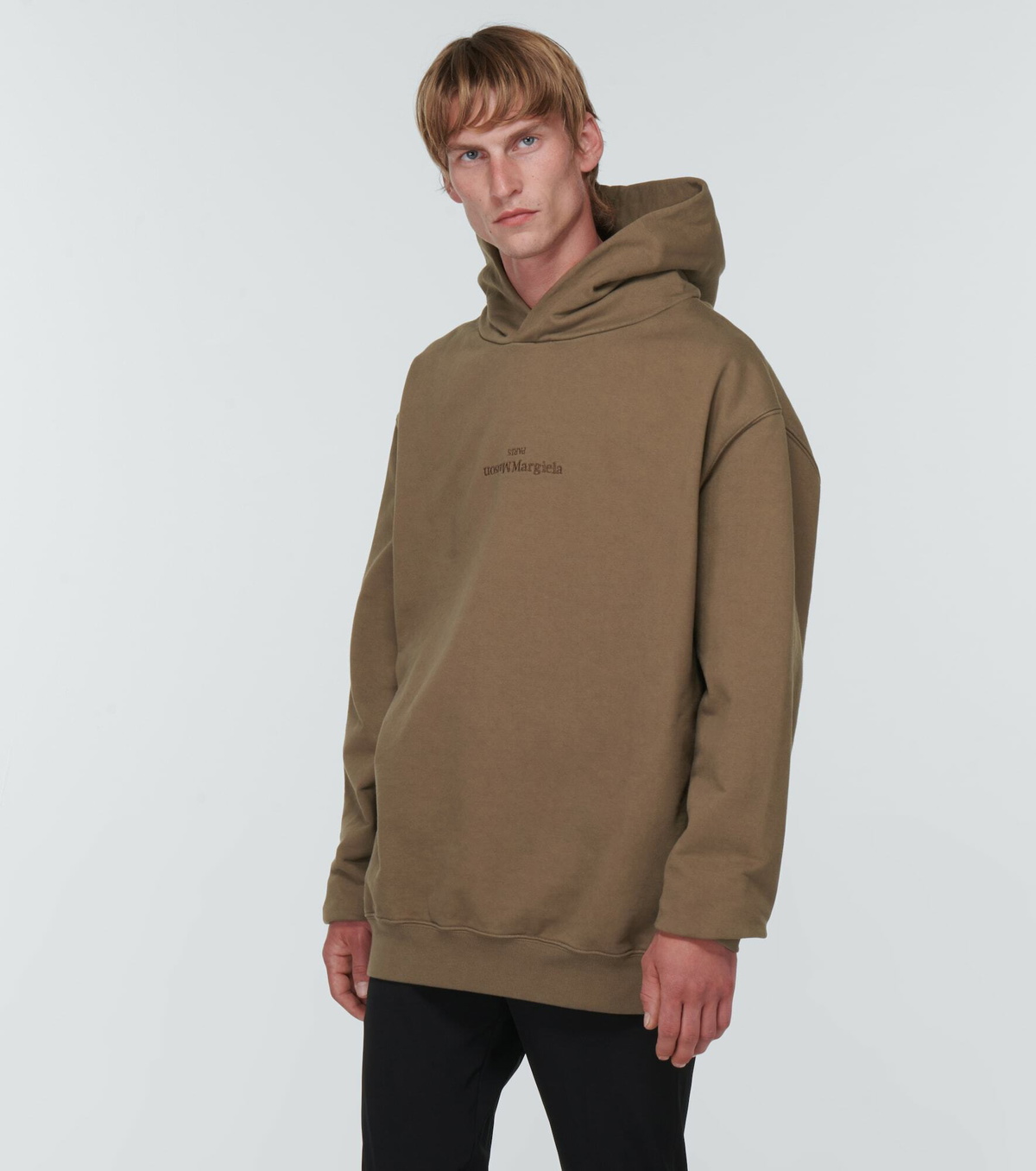 【MAISON MARGIELA】Oversized Cotton-Jersey Hoodie Maison Margiela - Oversized cotton jersey hoodie Maison Margiela