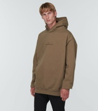 Maison Margiela - Oversized cotton jersey hoodie