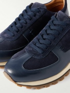 Mr P. - Carlos Suede and Leather Sneakers - Blue