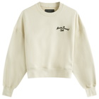 AMIRI Women's Spirit Crew Sweat in Alabaster