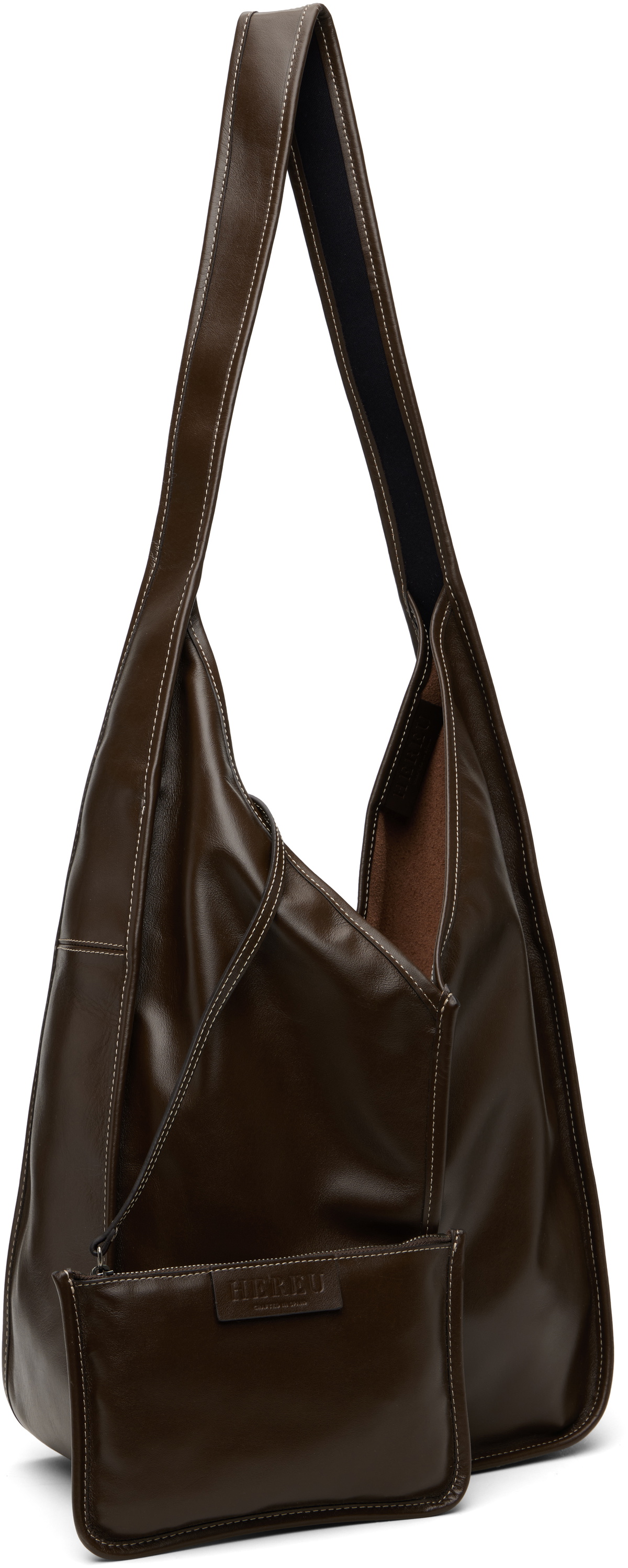 HEREU Brown Calella Crossbody Bag