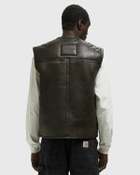 Samsøe & Samsøe X Schott SABOY VEST Brown Men