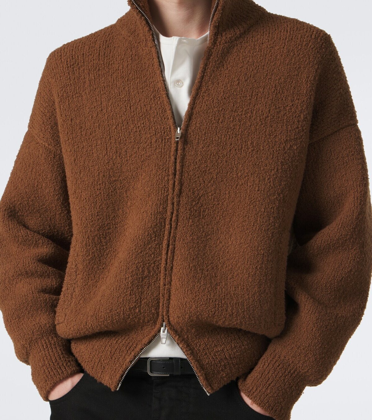 Umit Benan Suvretta wool-blend zip-up sweater
