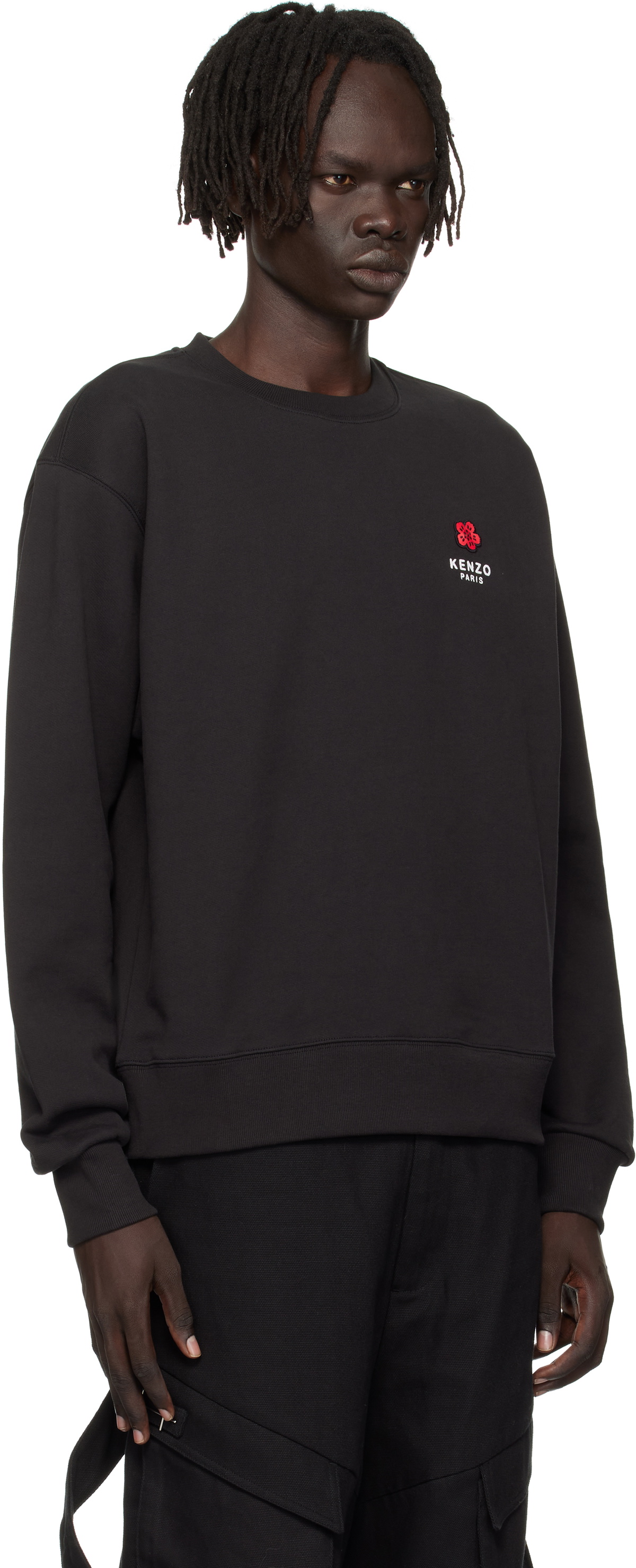 Kenzo Black Kenzo Paris 'Boke Flower' Embroidered Sweatshirt
