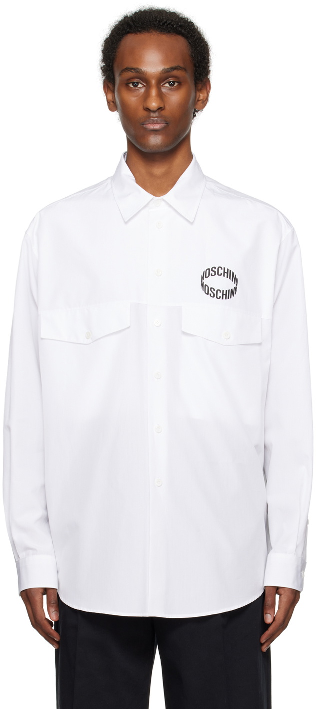 Moschino White Loop Shirt Moschino