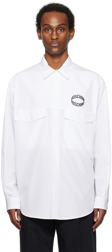 Photo: Moschino White Loop Shirt