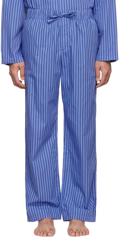 Photo: Tekla Blue Organic Cotton Pyjama Pants