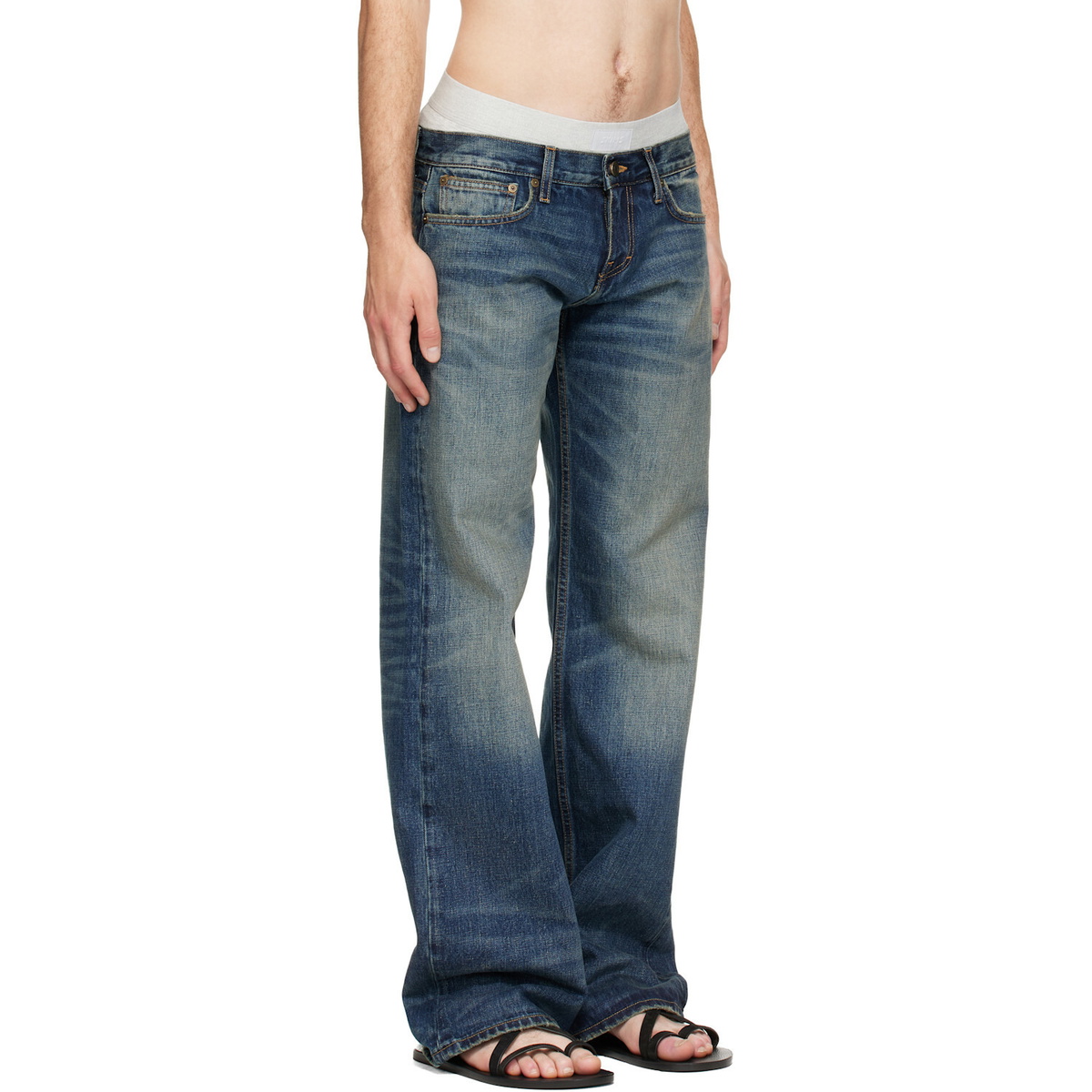 Raimundo Langlois Indigo Bootcut Jeans