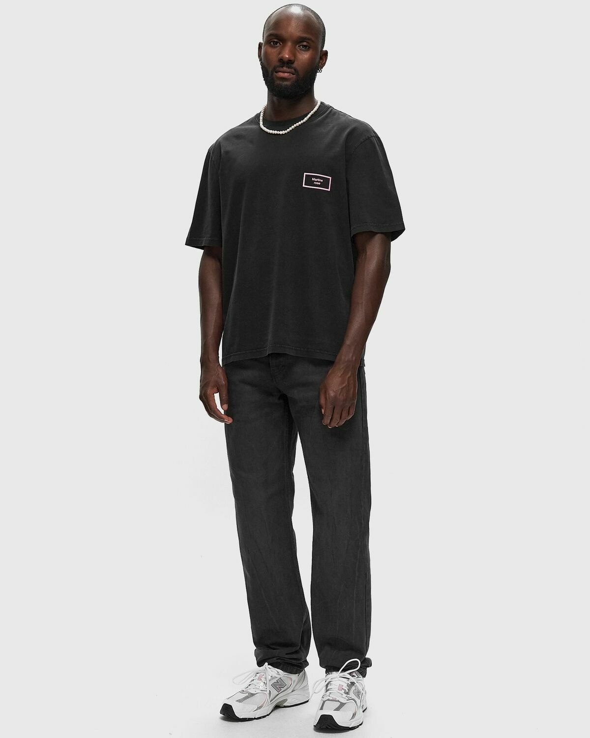 Martine Rose Classic Tee Black Shortsleeves