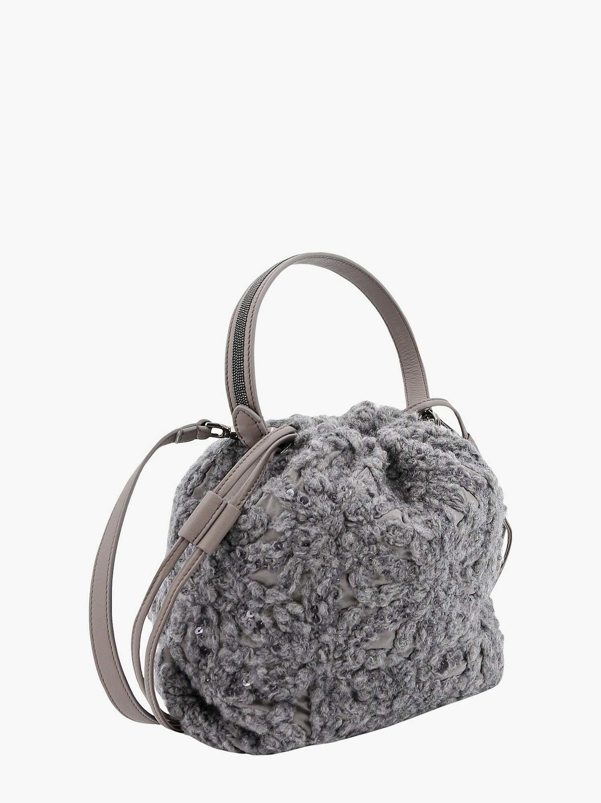 Brunello Cucinelli Bucket Bag Grey Womens Brunello Cucinelli