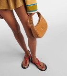 Miu Miu Riviere leather-trimmed thong sandals