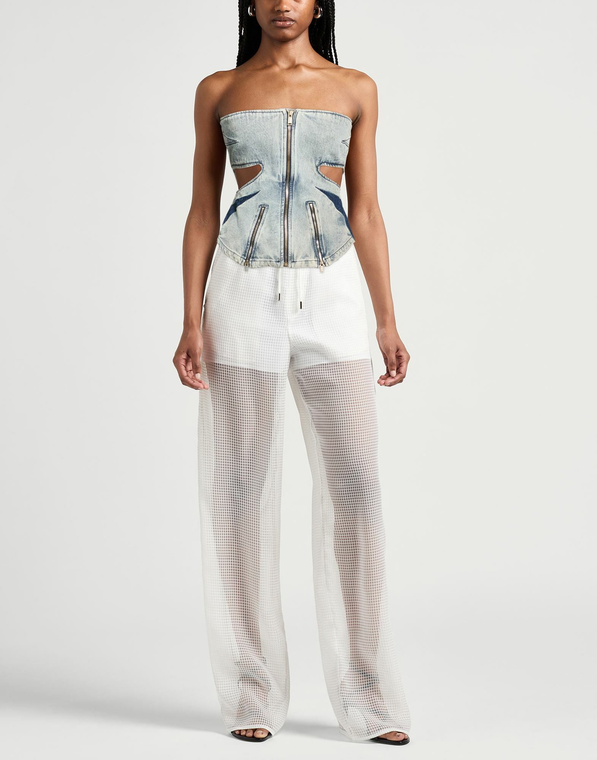 Dion Lee Womens Top in Blue