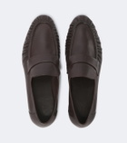 The Row Soft leather loafers