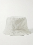 Nike - Sportswear Logo-Embroidered Cotton-Twill Bucket Hat - Gray